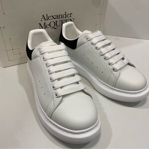 Alexander McQueen White and Black Men's Shoes